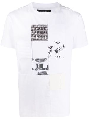 Viktor & Rolf patchwork detail T-shirt - White