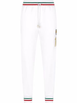 Dolce & Gabbana Italia track pants - White