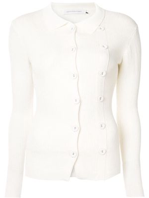 Christopher Esber double buttoned cardigan - White