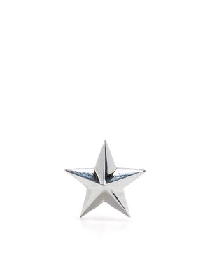 True Rocks star stud single earring - Silver