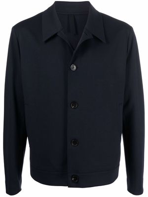 Harris Wharf London button-up shirt jacket - Blue
