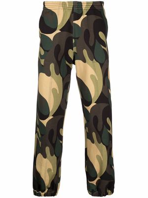 Marni camouflage-print track pants - Green