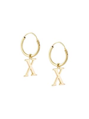 Wouters & Hendrix Gold 18kt yellow gold 'X' earrings - Metallic