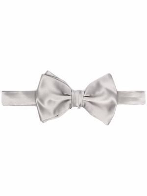 Emporio Armani silk bow tie - Grey