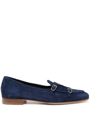 Edhen Milano side buckle-detail brogues - Blue