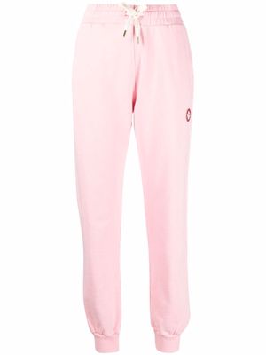 Casablanca logo organic-cotton track pants - Pink
