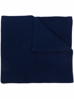 12 STOREEZ cashmere-wool blend scarf - Blue