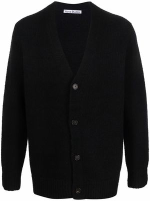 Acne Studios V-neck buttoned cardigan - Black