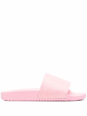 Iceberg logo-print sliders - Pink