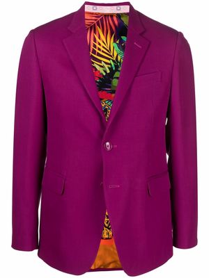 ETRO single-breasted suit jacket - Purple