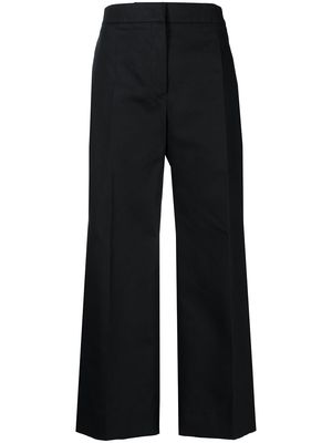 Jil Sander tailored-cut cropped trousers - Black
