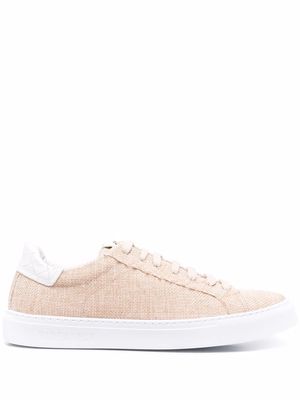 Hide&Jack Essence leather trainers - Neutrals