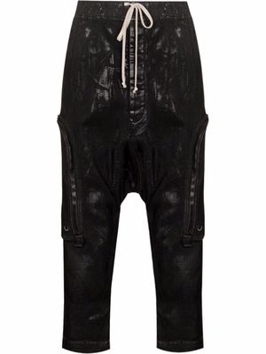 Rick Owens DRKSHDW Bauhaus drop-crotch trousers - Black