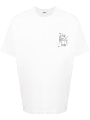 Blood Brother embroidered-logo T-shirt - White