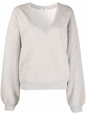 AGOLDE V-neck long-sleeved sweater - Grey
