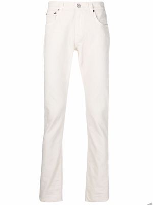 ETRO bleached straight-leg jeans - White