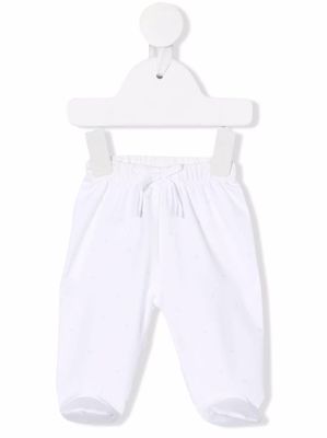 Knot Anemone Flower trousers - White
