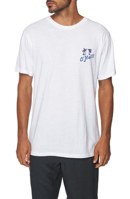 O'Neill Classic Girl Cotton Graphic Tee in White