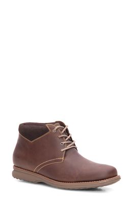 Sandro Moscoloni Eyelet Plain Toe Leather Demi Boot in Brown