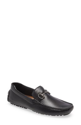 Nordstrom Bryce Bit Driving Shoe in Black Leather