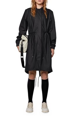 Rains String Waterproof Jacket in Black