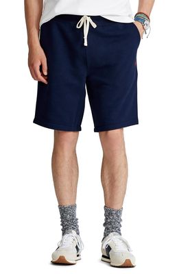 Polo Ralph Lauren Fleece Athletic Shorts in Cruise Navy
