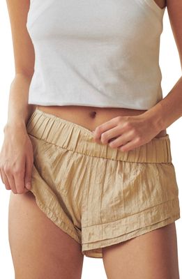 Free People Let's Go Out Shorts in Khaki