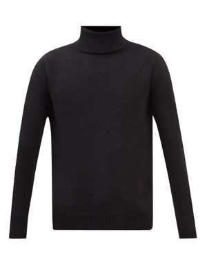 Amiri - Ribbed Cashmere-blend Roll-neck Sweater - Mens - Black