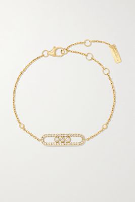 Messika - Baby Move 18-karat Gold Diamond Bracelet - one size