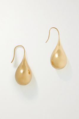 By Pariah - Drop Large Recycled Gold Vermeil Earrings - one size