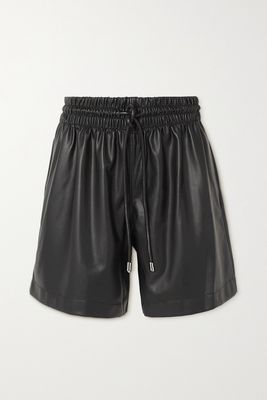 Proenza Schouler White Label - Faux Leather Shorts - Black