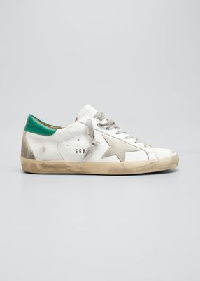 Men's Super Star Mix-Leather Low-Top Sneakers