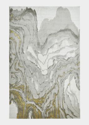 Vanhorn Abstract Marble-Print Rug, 8' x 11'