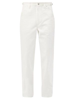 Jil Sander - Waist-tab Straight-leg Jeans - Mens - White