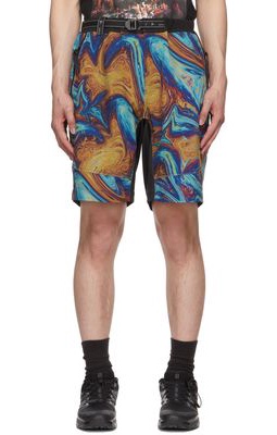 and wander Multicolor POSTWOOK Edition Trek Shorts