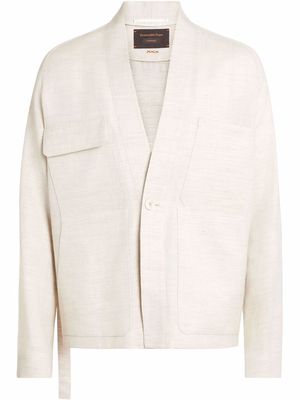 Ermenegildo Zegna single-breasted jacket - White