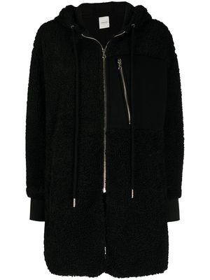 Varley zipped single-breasted coat - Black