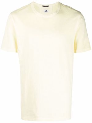 C.P. Company logo-print T-shirt - Yellow