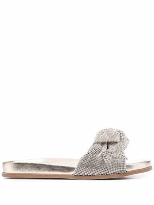 Rodo knot-detail sandals - Gold