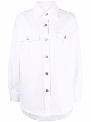 P.A.R.O.S.H. buttoned denim jacket - White