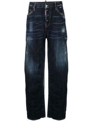 Dsquared2 distressed finish jeans - Blue