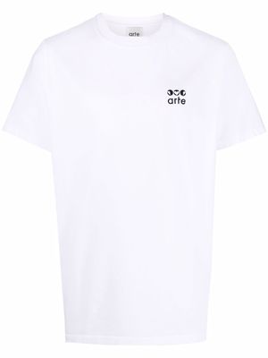 ARTE logo-print cotton T-shirt - White