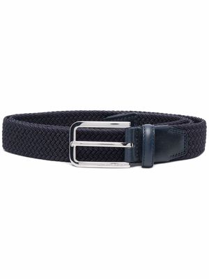 Boss Hugo Boss woven buckle belt - Blue