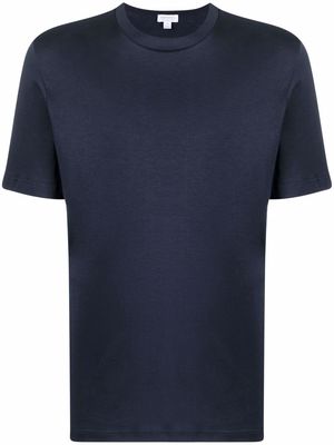 Sunspel cotton-blend short-sleeve T-shirt - Blue