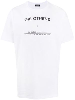 Raf Simons The Others-print T-shirt - White