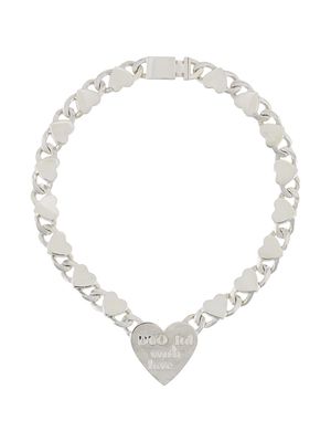 Natasha Zinko Hearts chain necklace - Silver