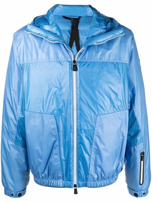 Moncler Grenoble hooded padded jacket - Blue