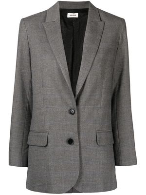 Zadig&Voltaire button-front tailored blazer - Grey