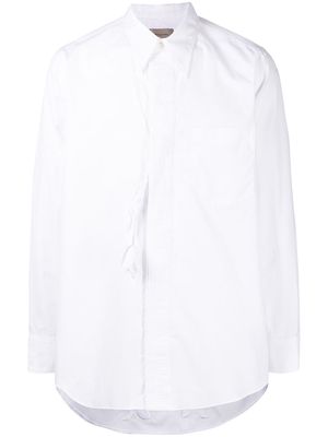 Bed J.W. Ford cotton rose-detail shirt - White