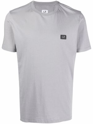 C.P. Company logo-patch cotton T-shirt - Grey